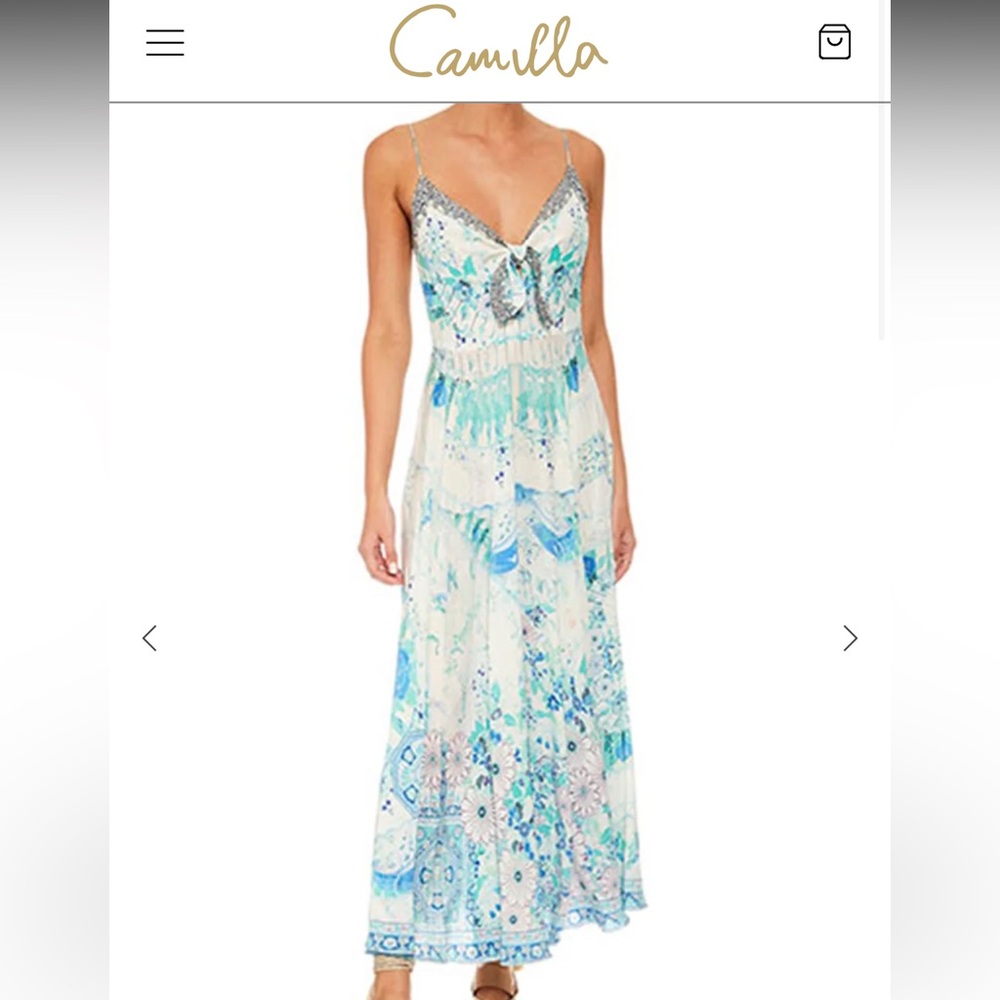 Camilla Silk Maxi dress